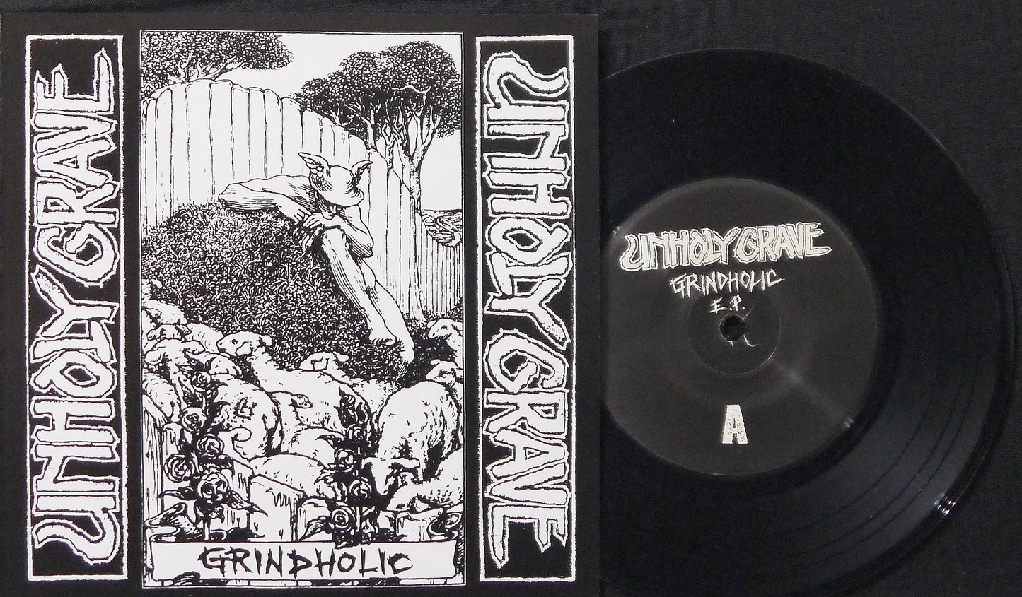 UNHOLY GRAVE - Grindholic 7"