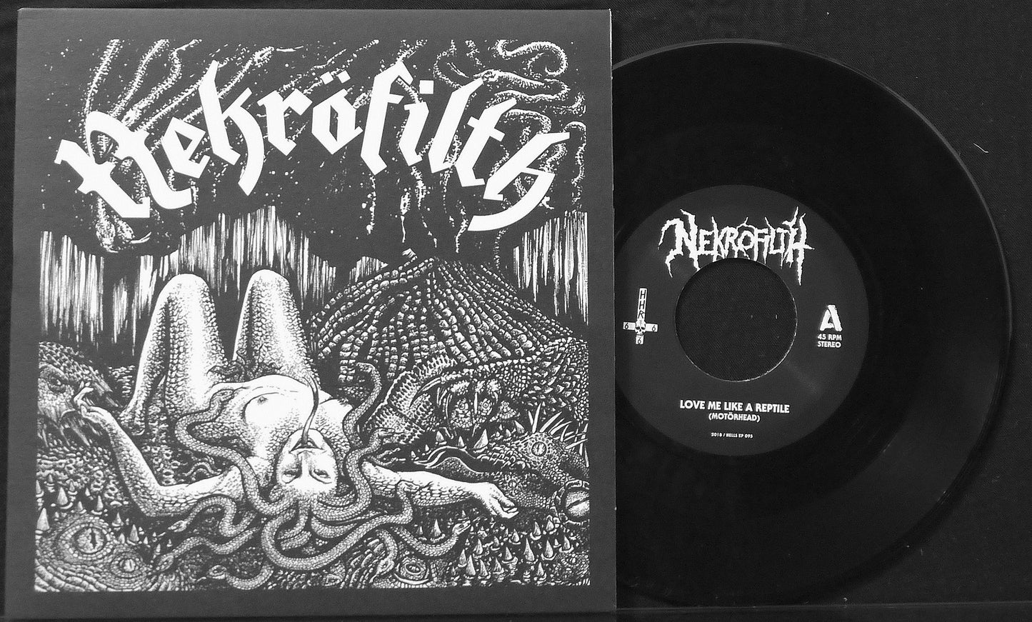 NEKROFILTH - Löve Me Like A Reptile 7"