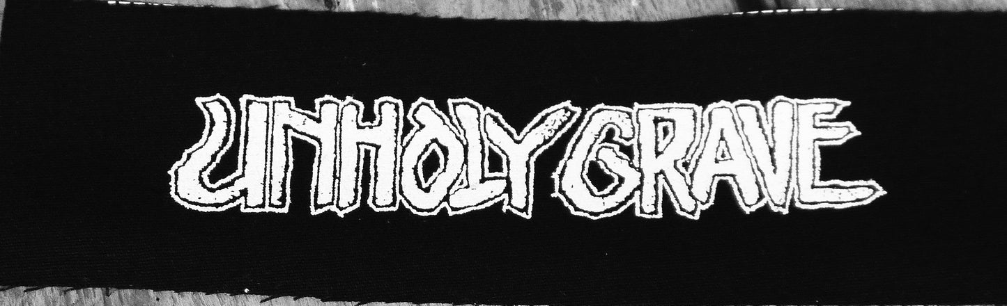 UNHOLY GRAVE - Logo Patch