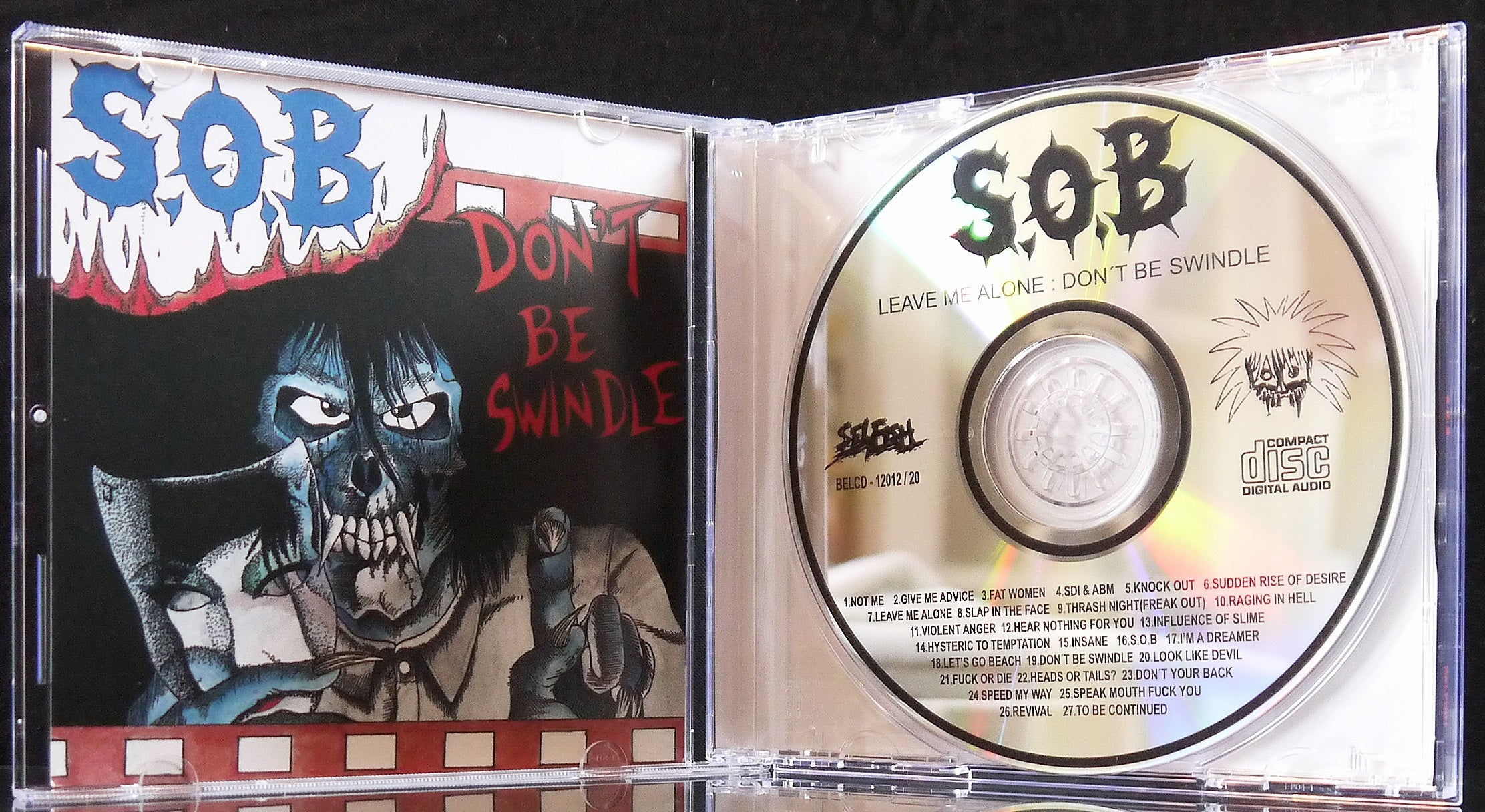 SxOxB - Don't Be Swindle / Leave Me Alone CD – grindfather.prod