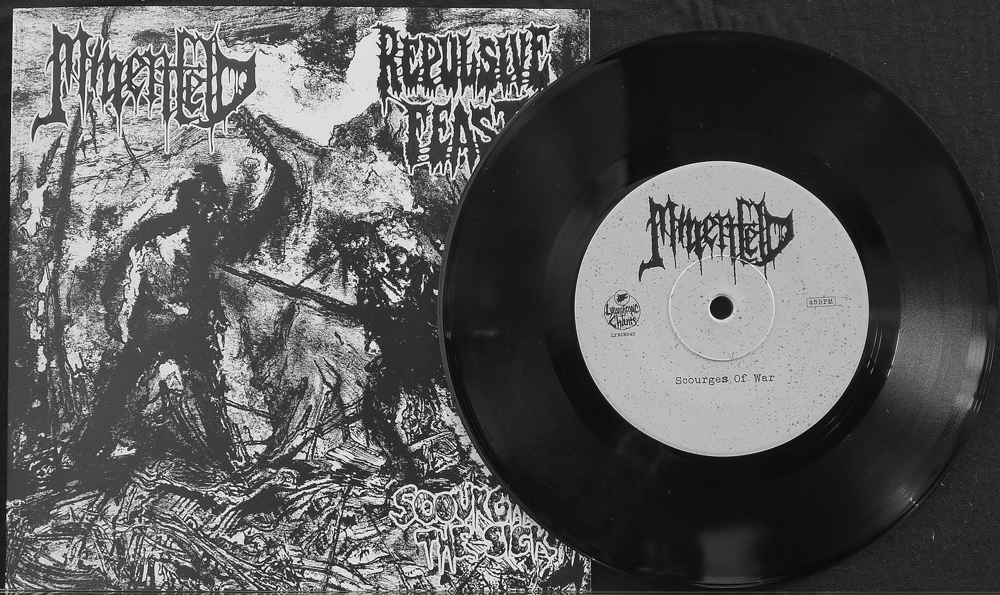MINENFELD / REPULSIVE FEAST - Split 7"