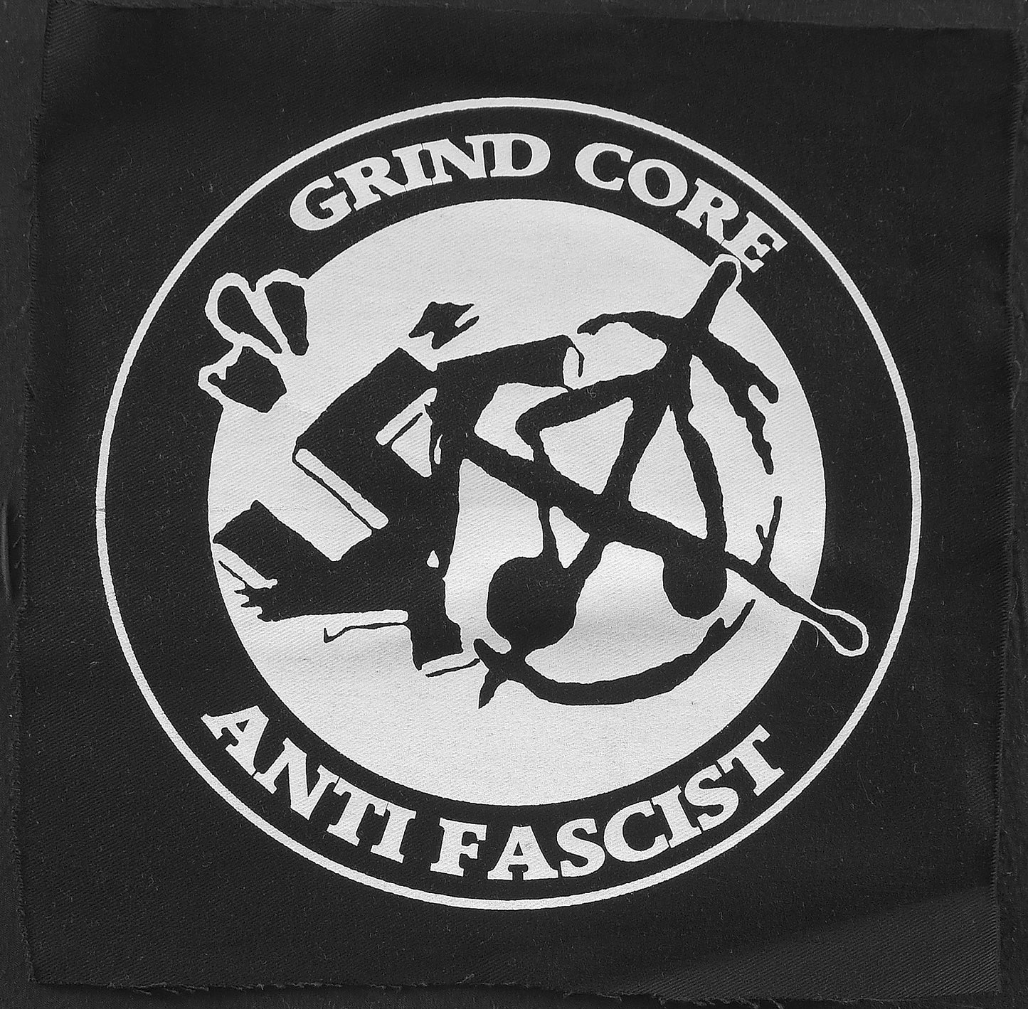 GRINDCORE ANTIFASCIST - Back Patch