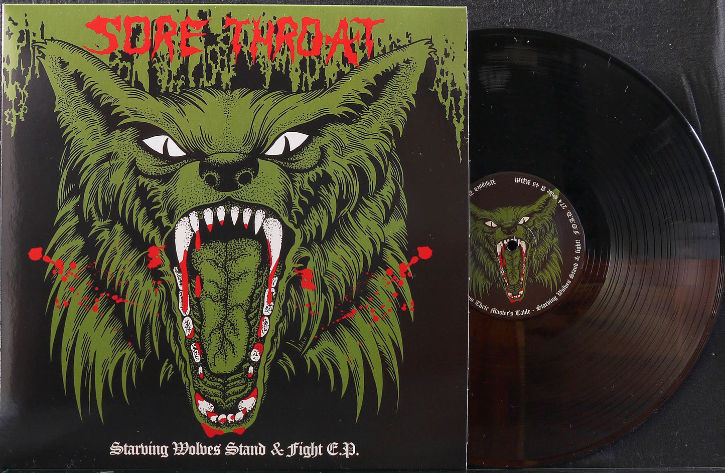 SORE THROAT - Starving Wolves Stand & Fight E.P. 12"
