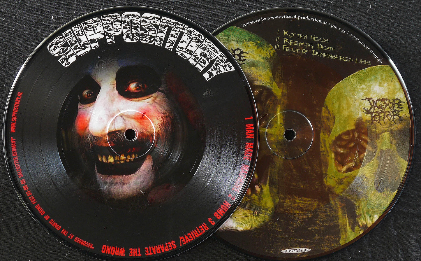 SUPPOSITORY / JIGSORE TERROR - Split 7"Picture