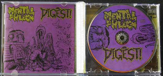 MENTAL PHLEGM / DIGEST! - Split CD