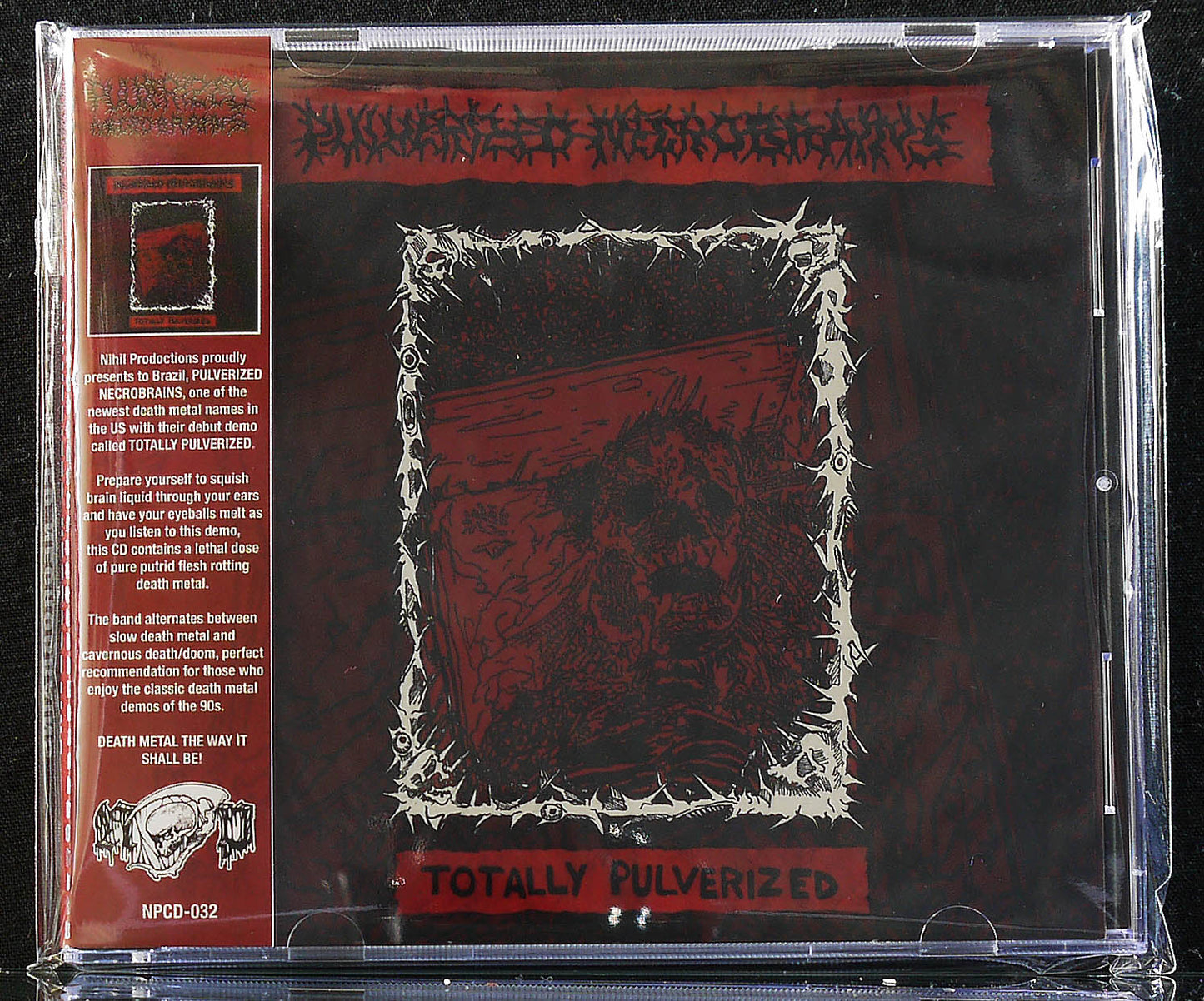 PULVERIZED NECROBRAINS - Totally Pulverized CD