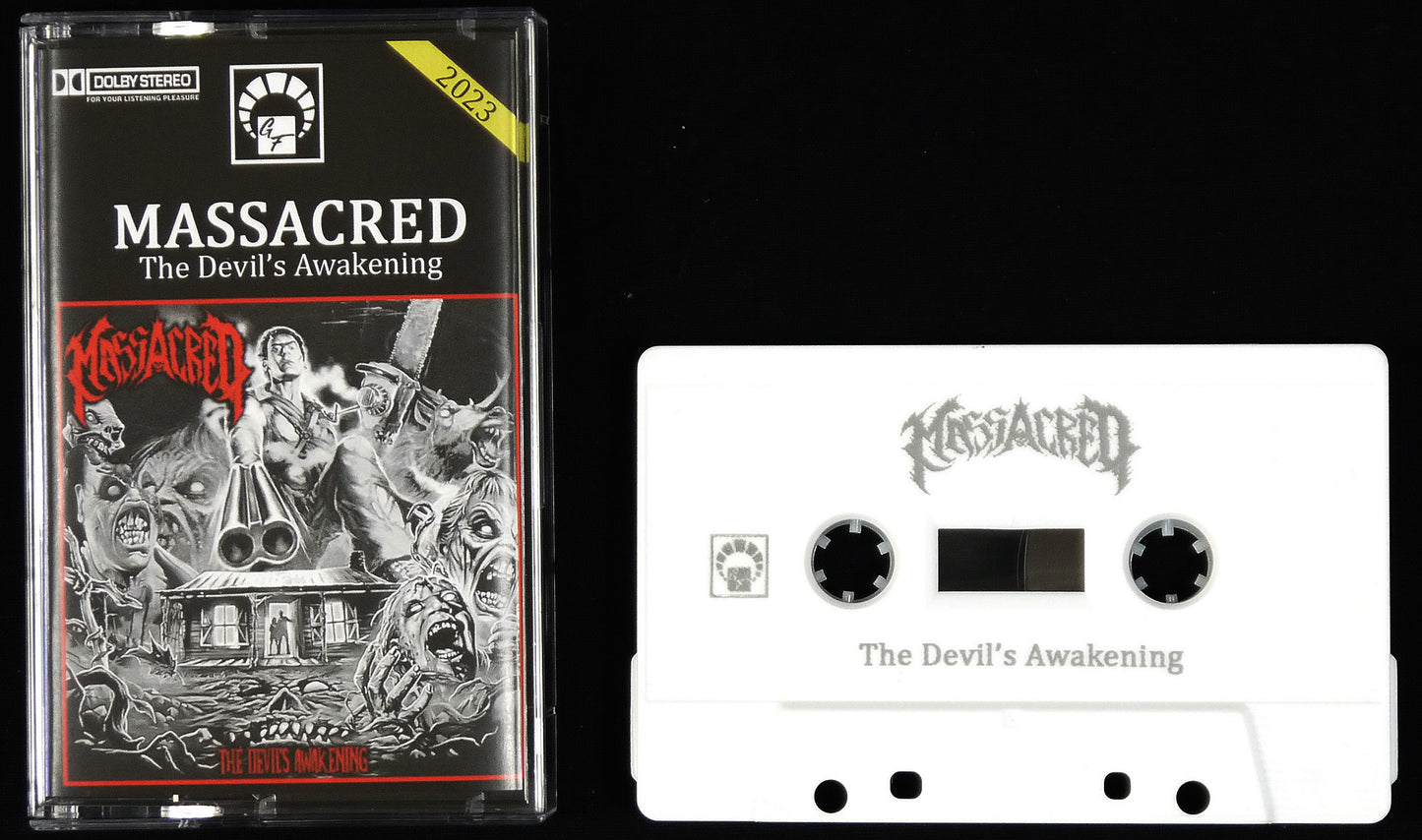 MASSACRED - The Devil's Awakening/Wasteland of Devastation MC Tape