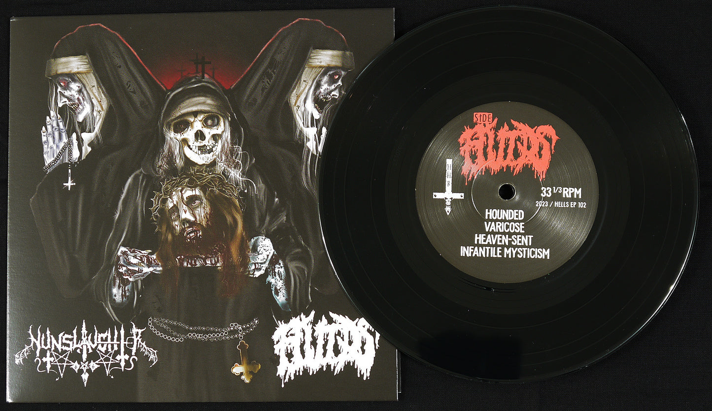 FLUIDS / NUNSLAUGHTER - Split 7"