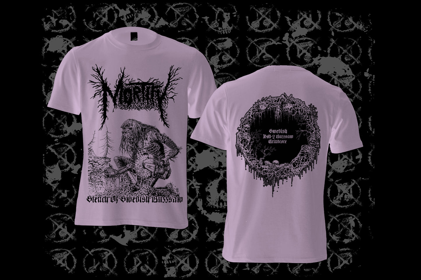 MORTIFY - Stench Of Swedish Buzzsaw T-shirt