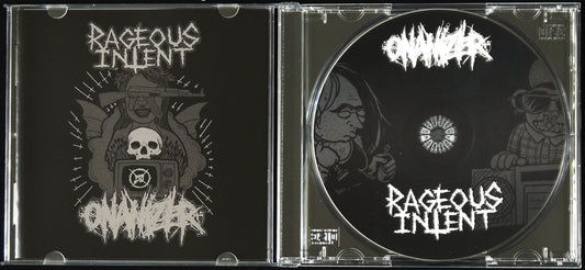 RAGEOUS INTENT / ONANIZER - Split CD