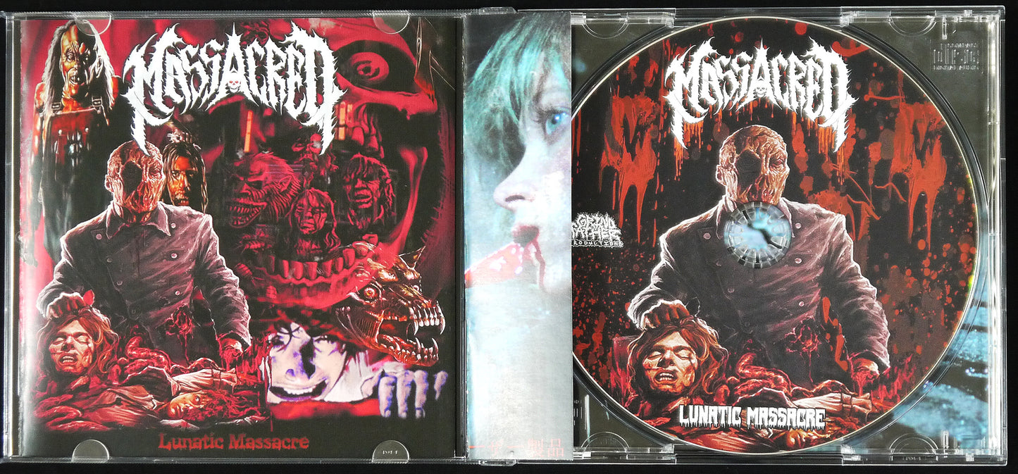 MASSACRED - Lunatic Massacre CD