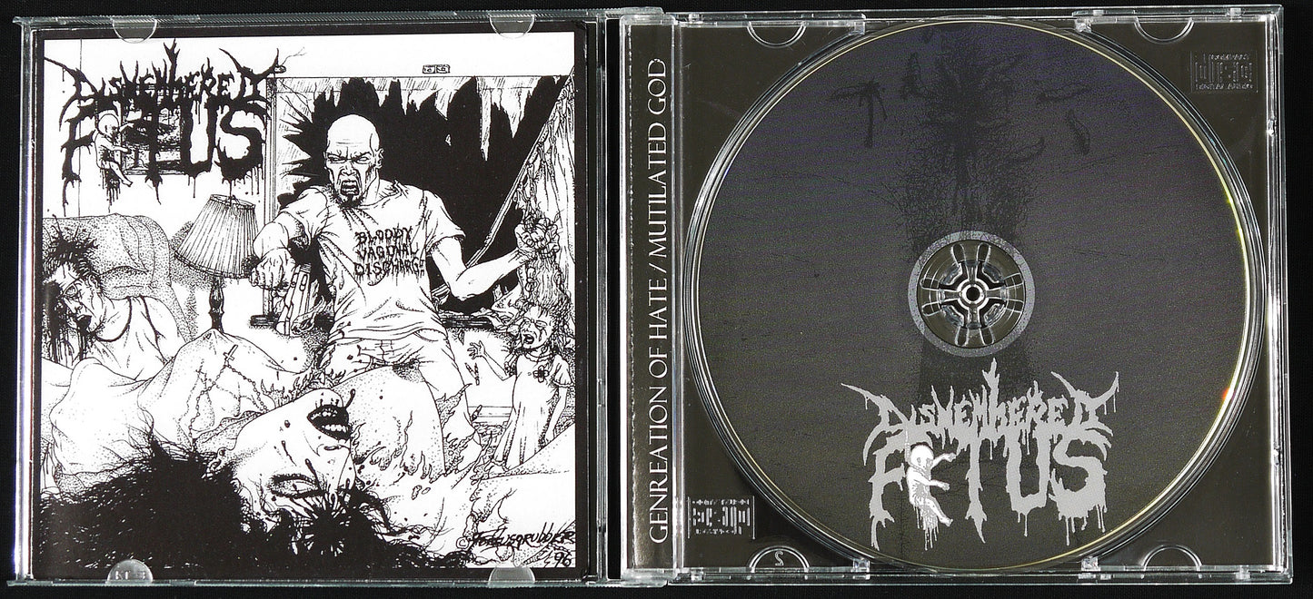 DISMEMBERED FETUS - Generation of Hate/Mutilated God CD