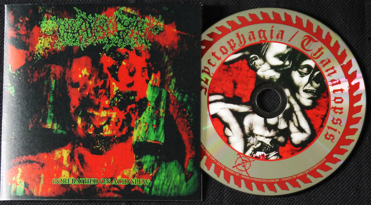 NYCTOPHAGIA / THANATOPSIS - Split CD