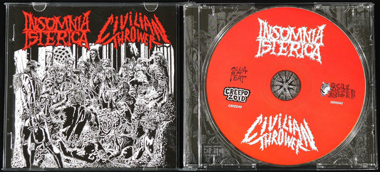 INSOMNIA ISTERICA / CIVILIAN THROWER - Split CD