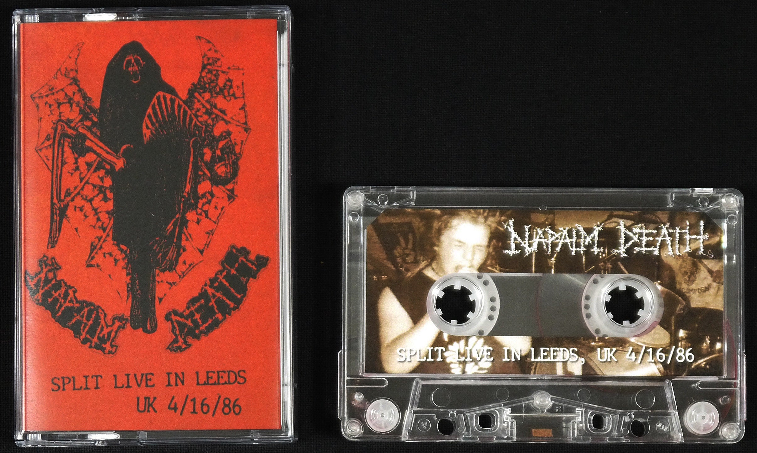 Napalm Death Extreme Noise Terror Split Live Tape Grindfatherprod 3472