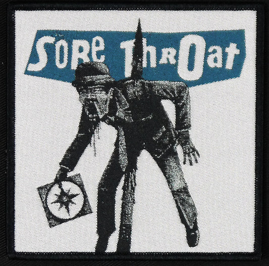 SORE THROAT - Death To Capitalist Hardcore Woven Patch