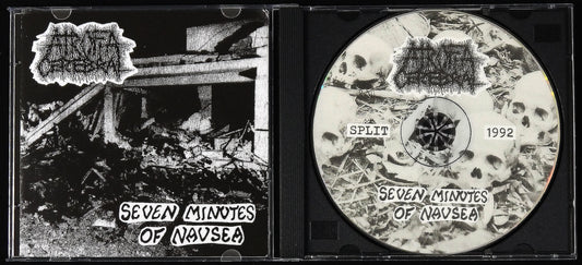 SEVEN MINUTES OF NAUSEA / ATROFIA CEREBRAL - Split CD