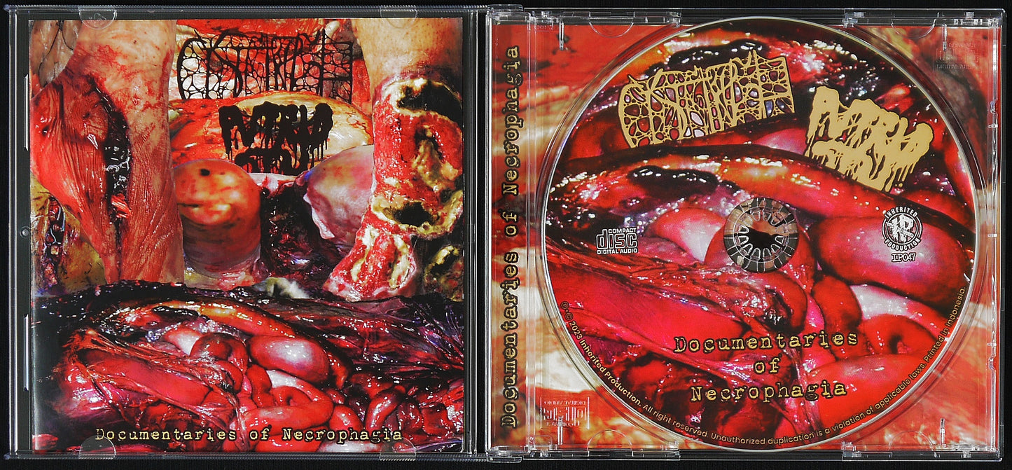 CYSTGURGLE / PUTRID STU - Split CD