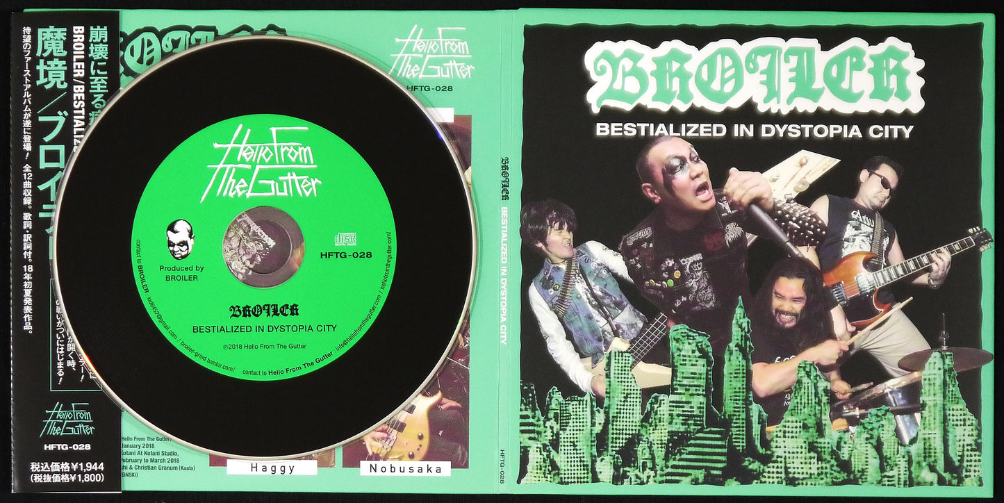 BROILER - Bestialized In Dystopia City CD