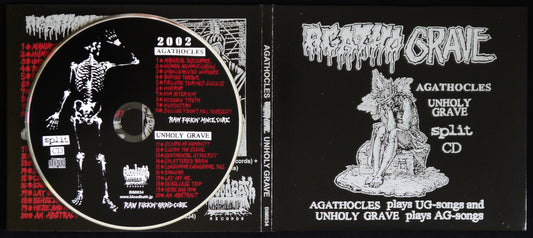 AGATHOCLES / UNHOLY GRAVE - AGATHOGRAVE Split Digi CD