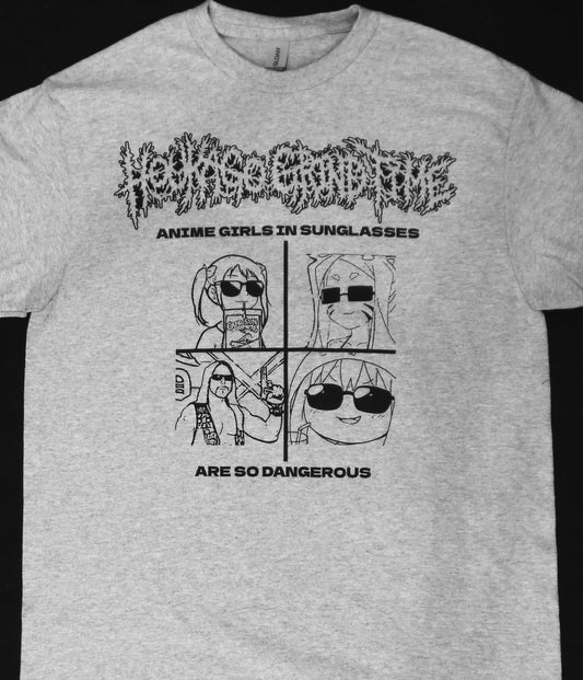 HOUKAGO GRIND TIME - Anime Girls In Sunglasses Are So Dangerous T-shirt