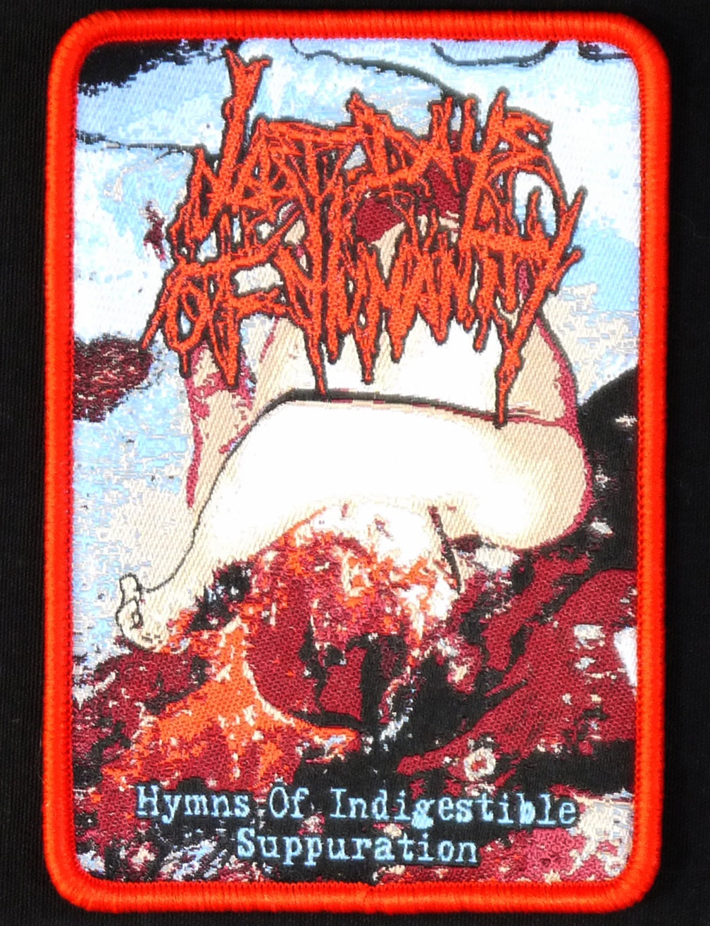 LAST DAYS  OF HUMANITY - Hymns Of Indigestible Suppuration Woven Patch