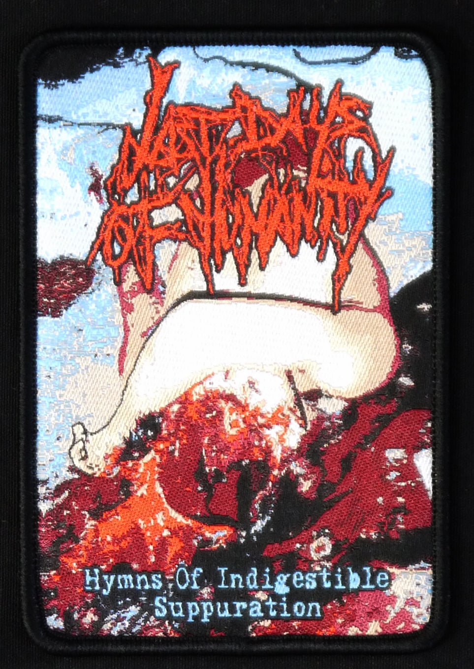 LAST DAYS  OF HUMANITY - Hymns Of Indigestible Suppuration Woven Patch