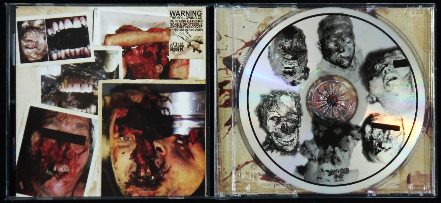 GRUESOME BODYPARTS AUTOPSY / PULMONARY FIBROSIS / TAKE THAT VILE FIEND - 4 Way Split CD