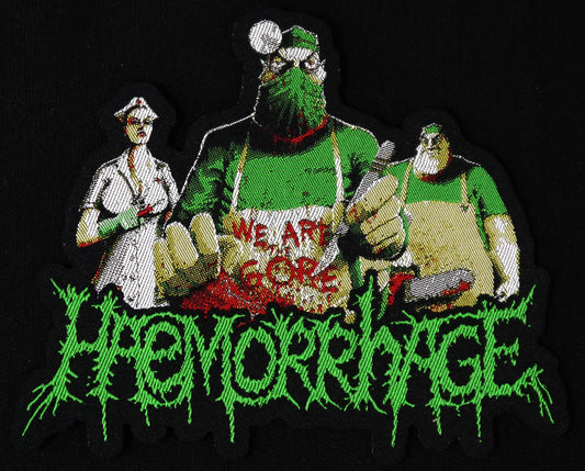 HAEMORRHAGE - We Are Gore Woven Patch