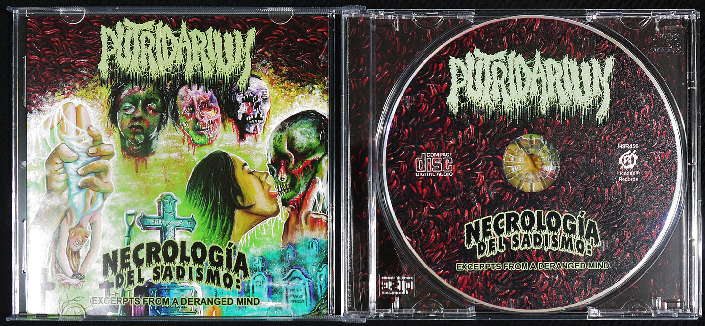 PUTRIDARIUM - Necrología Del Sadismo: Excerpts From A Deranged Mind CD