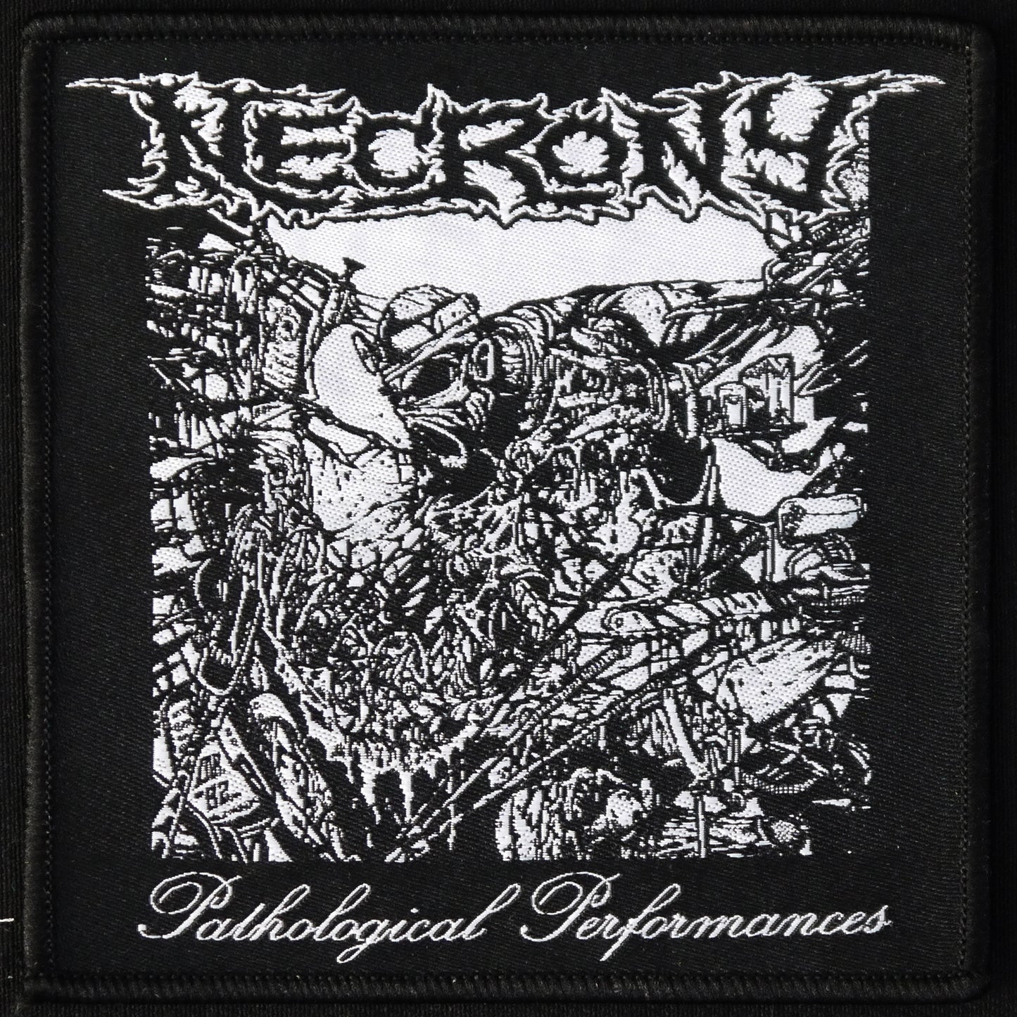 NECRONY - Pathological Performances Woven Patch