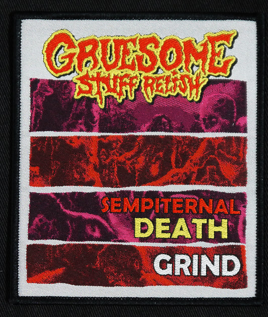GRUESOME STUFF RELISH - Sempiternal Death Grind Woven Patch