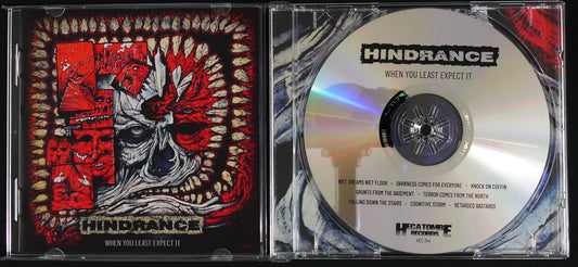 HINDRANCE - When You Least Expect It CD
