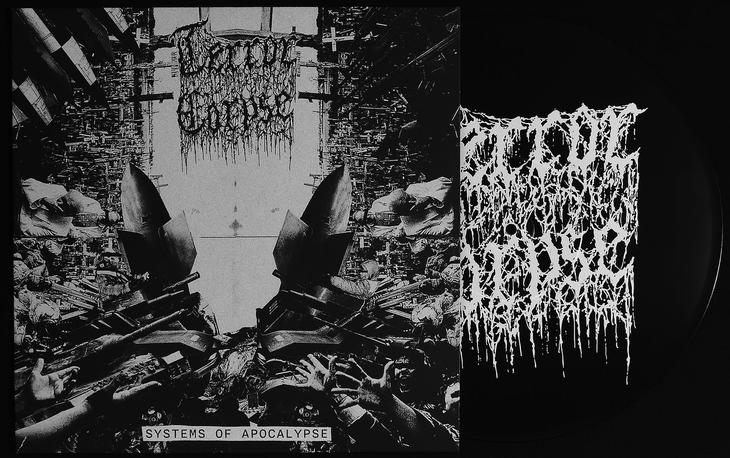 TERROR CORPSE - Systems of Apocalypse 12" S/Sided Screen Printed