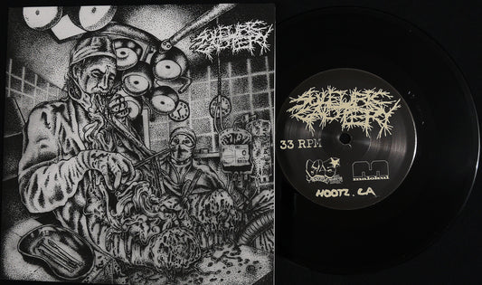 SULFURIC CAUTERY / HACKED APART - Split 7"