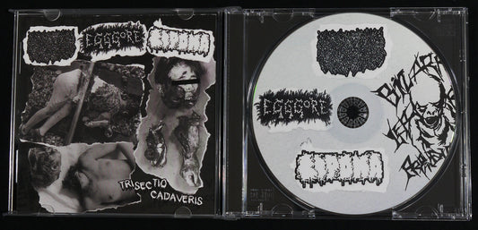 LIPOMA / LIQUID VISCERA / EGGGORE - 3 Way Split CD