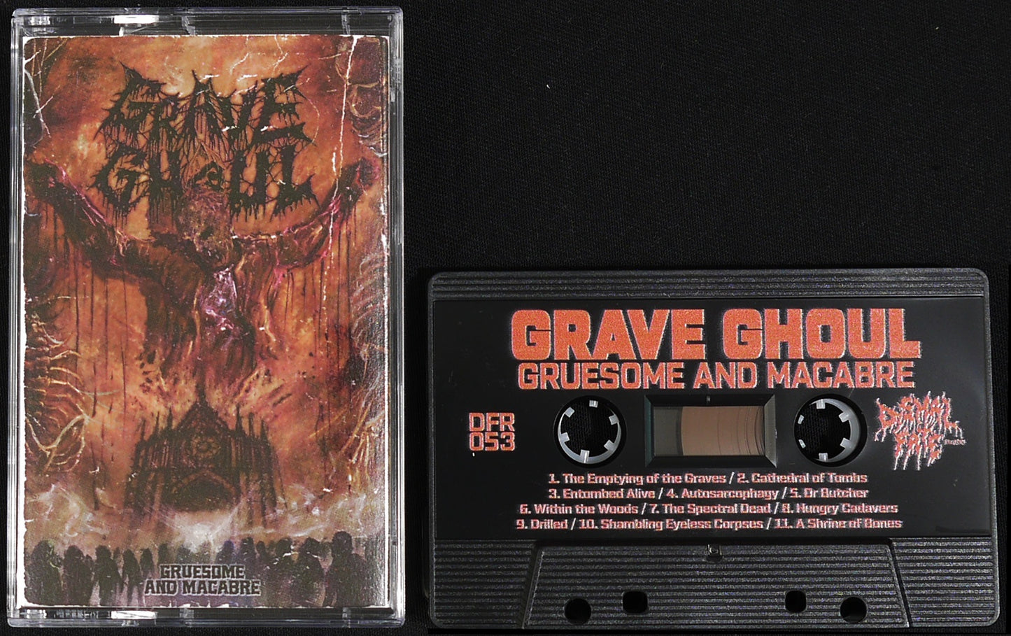 GRAVE GHOUL - Gruesome And Macabre MC Tape