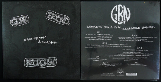 GORE BEYOND NECROPSY - Raw, Filthy & Harsh!!! 4 x 12'' , 7" and 2 x CD