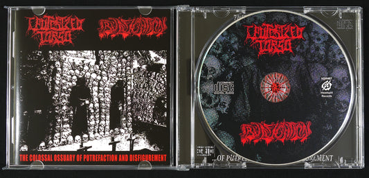 CAUTERIZED TORSO / CRUCIFICATION - Split CD