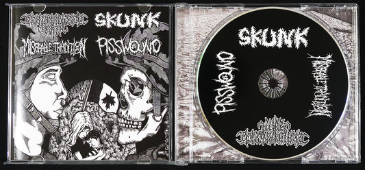 DEHUMANIZED EARTH / SKUNK / MISERABLE TRADITION / PISSWOUND - 4 Way Split CD