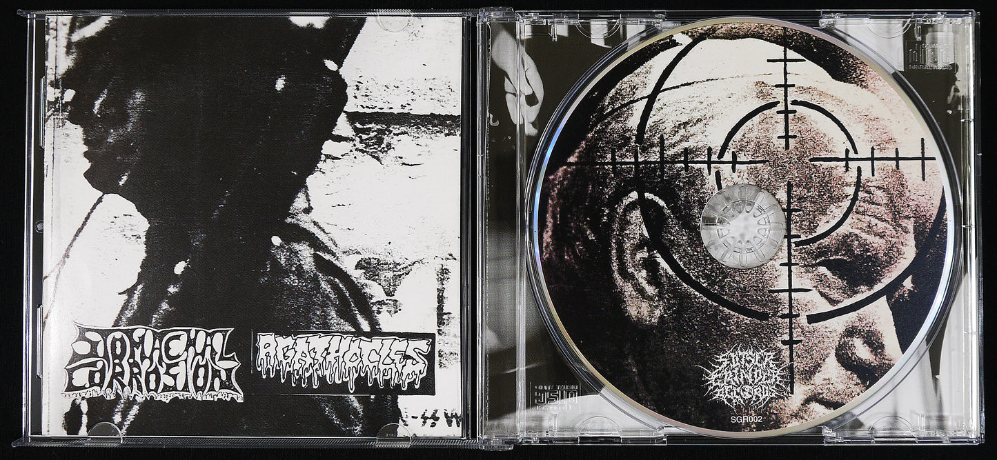 AGATHOCLES / STOMACHAL CORROSION - Split CD