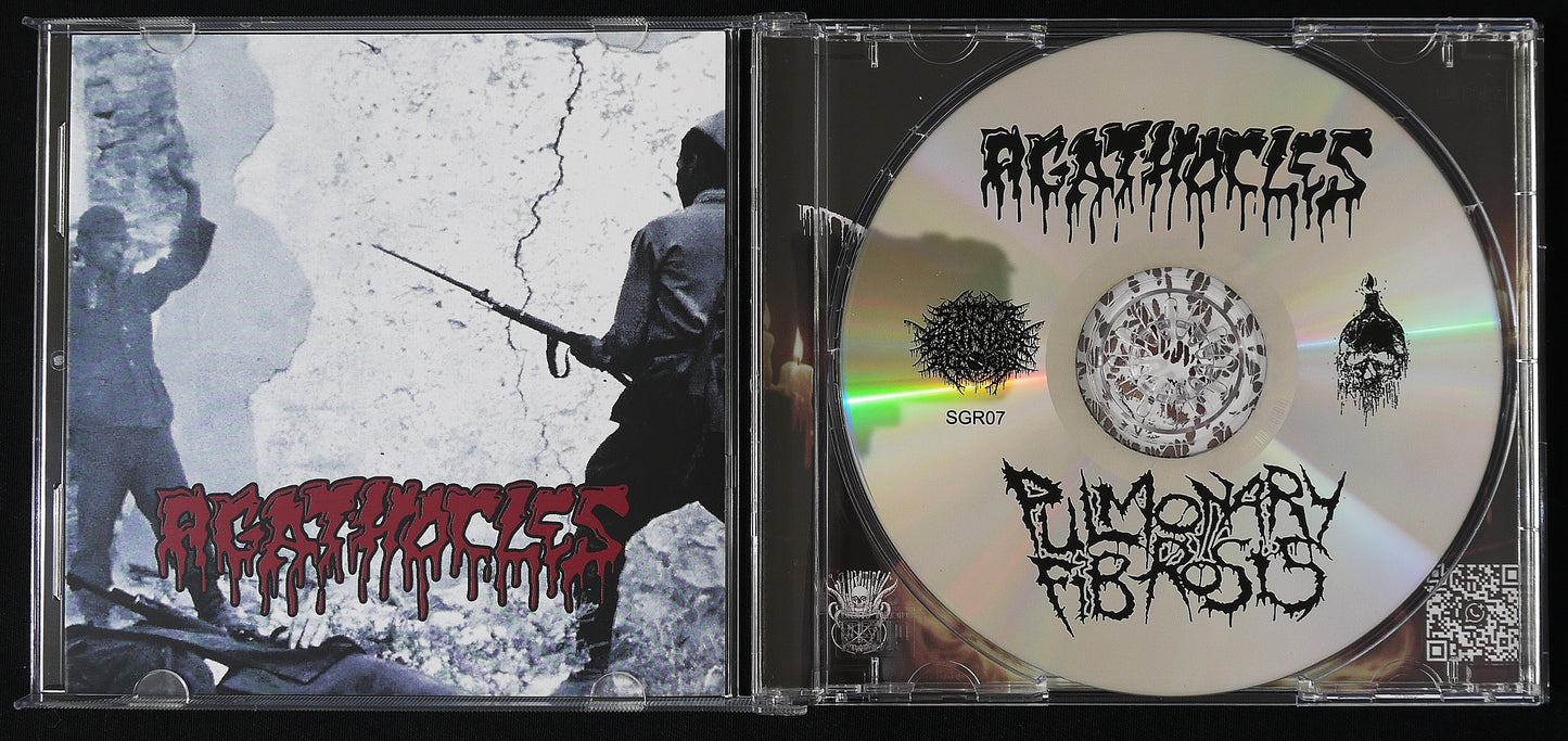 AGATHOCLES / PULMONARY FIBROSIS - Split CD