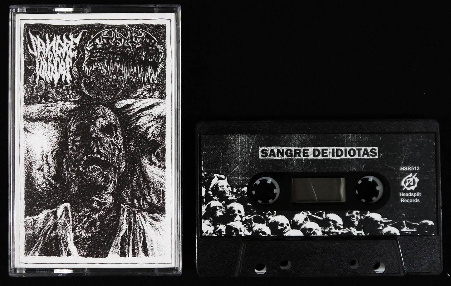 SANGRE DE IDIOTAS / EJECTED STOMACH - Split Tape