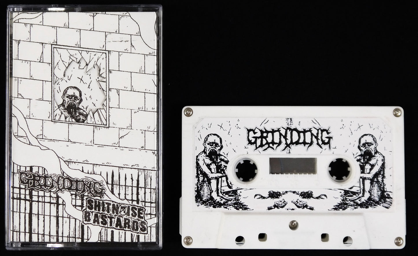 GRINDING / SHITNOISE BASTARDS - Split Tape