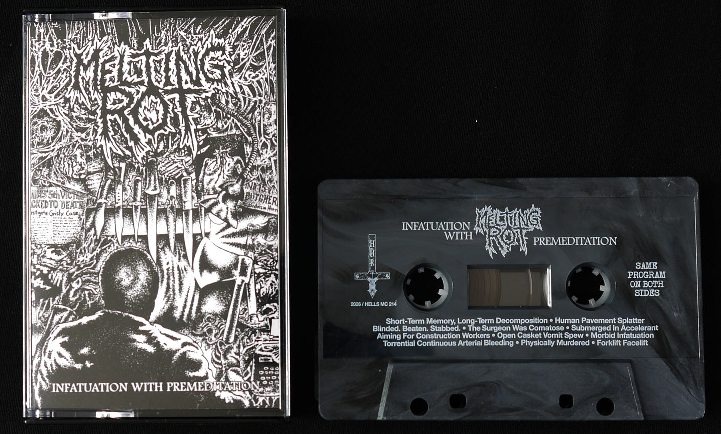 MELTING ROT - Infatuation With Premeditation MC Tape