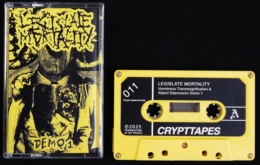 LEGISLATE MORTALITY - Verminous Transmogrification & Abject Depression Demo 1 MC Tape