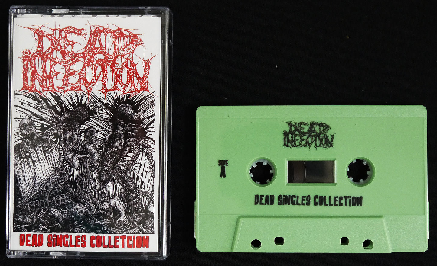 DEAD INFECTION - Dead Singles Collection MC Tape
