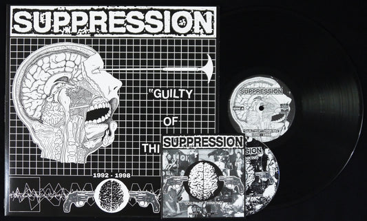 SUPPRESSION - Guilty Of Thinking - 1992-1998 12" + CD