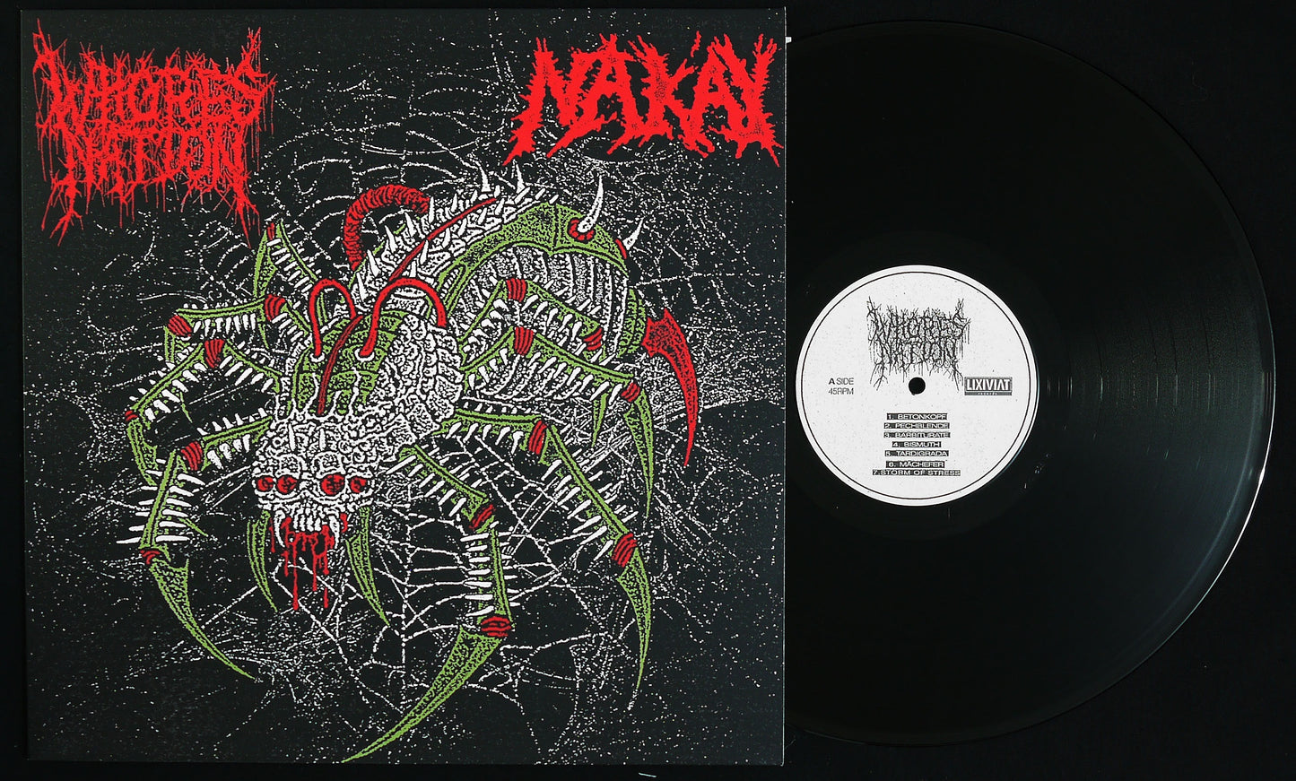 WHORESNATION / NAK'AY - Split 12"