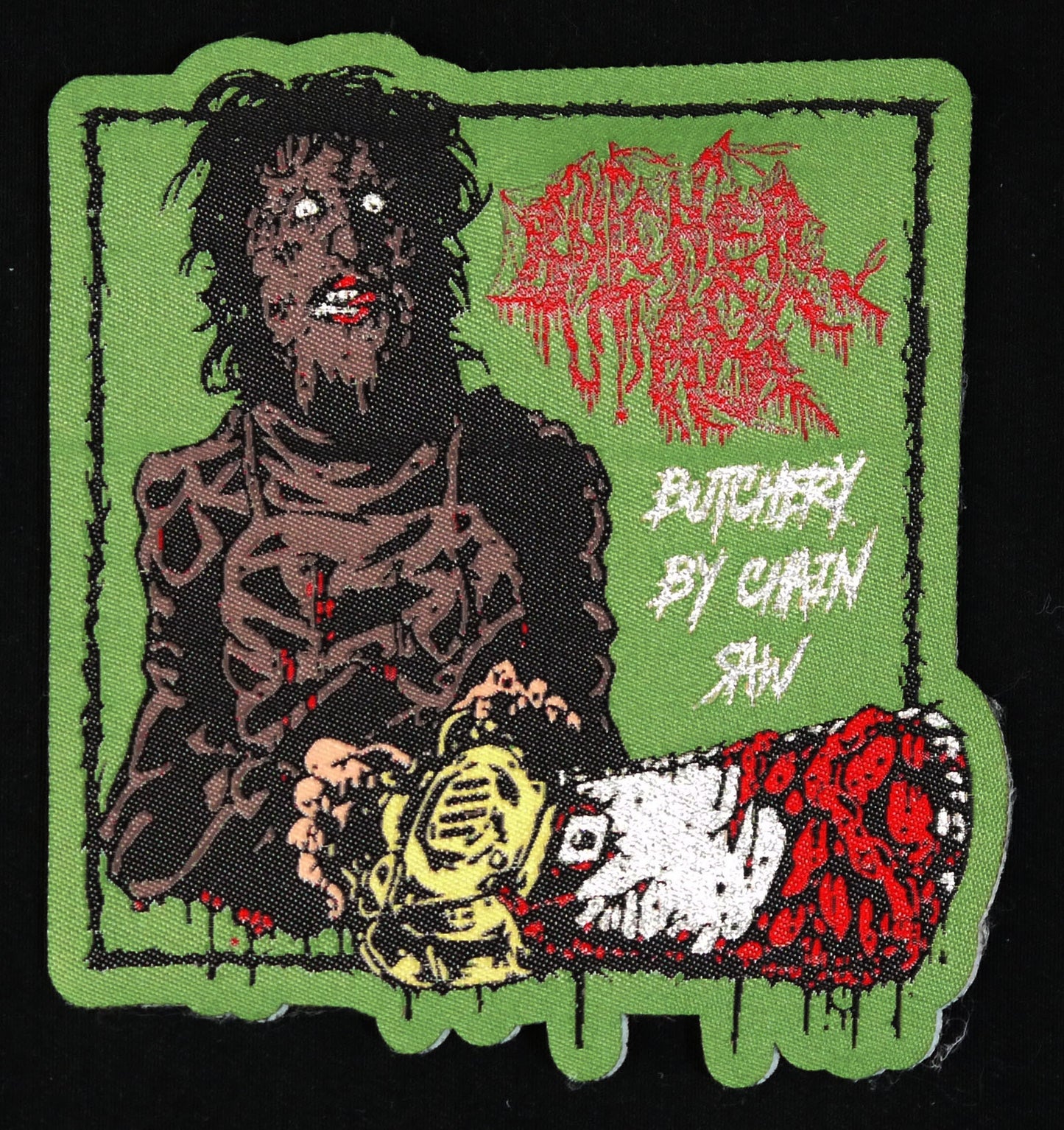 BUTCHER ABC - Butchery By Chain Saw Woven Patch